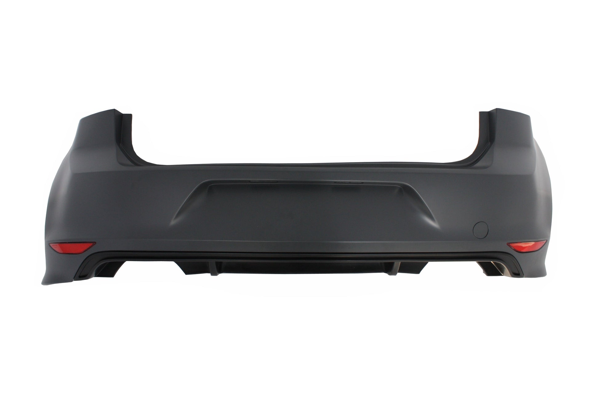 Stoßstange für VW Golf VII 7 13-17 R Design Doppel Twin Auslass Luftverteiler CarPartsTuning