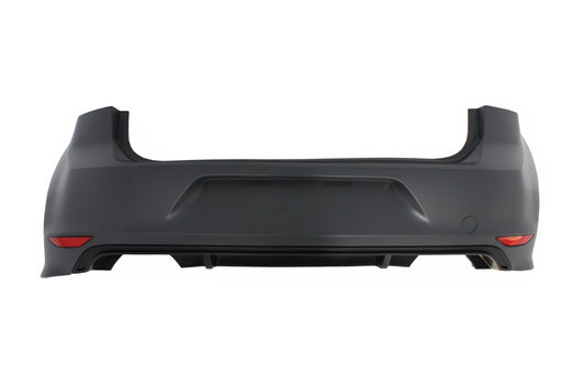 Stoßstange für VW Golf VII 7 13-17 R Design Doppel Twin Auslass Luftverteiler CarPartsTuning