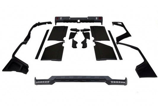 Umrechnung Kit Glasfaser für Mercedes G W463 1989-2017 G65 W-Star Frontstoßstange CarPartsTuning