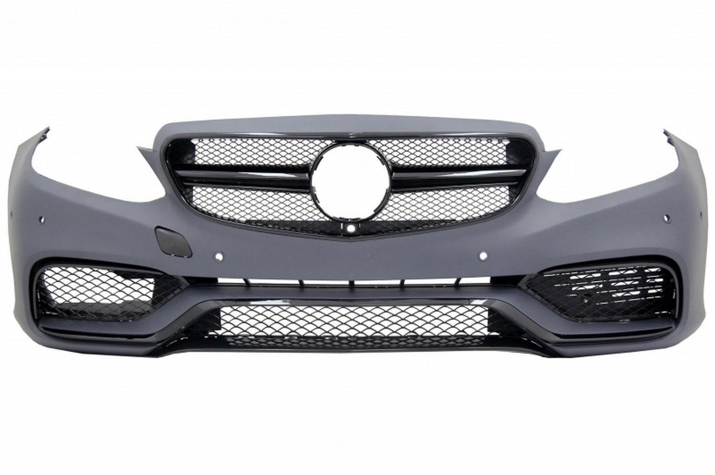 Frontstoßstange für Mercedes W212 S212 Facelift 13-16 E63 Look Glänzend Schwarz CarPartsTuning
