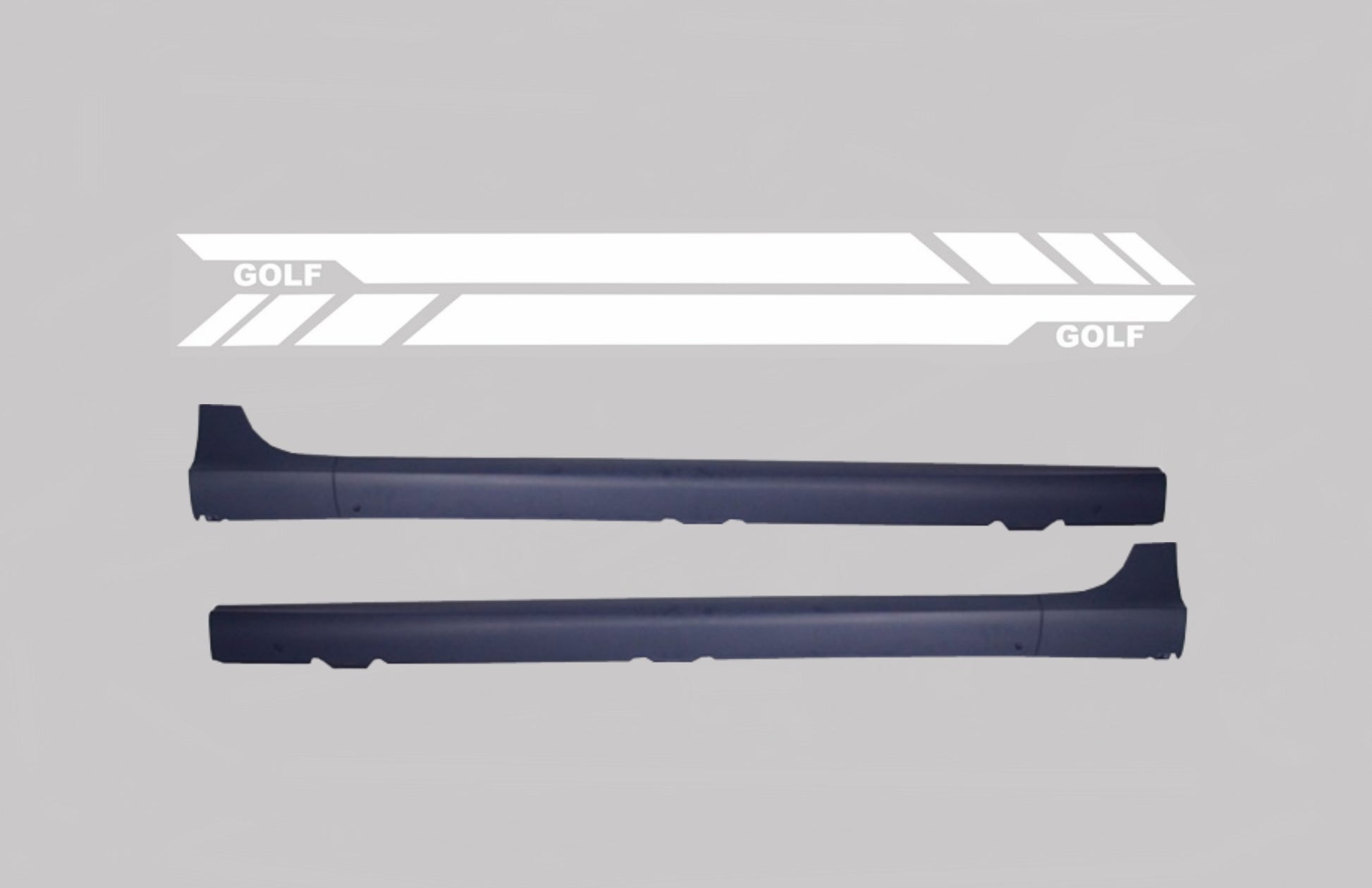 Seitenschweller für VW Golf V MK5 03-07 GTI Look Seite Aufkleber Vinyl Weiß CarPartsTuning
