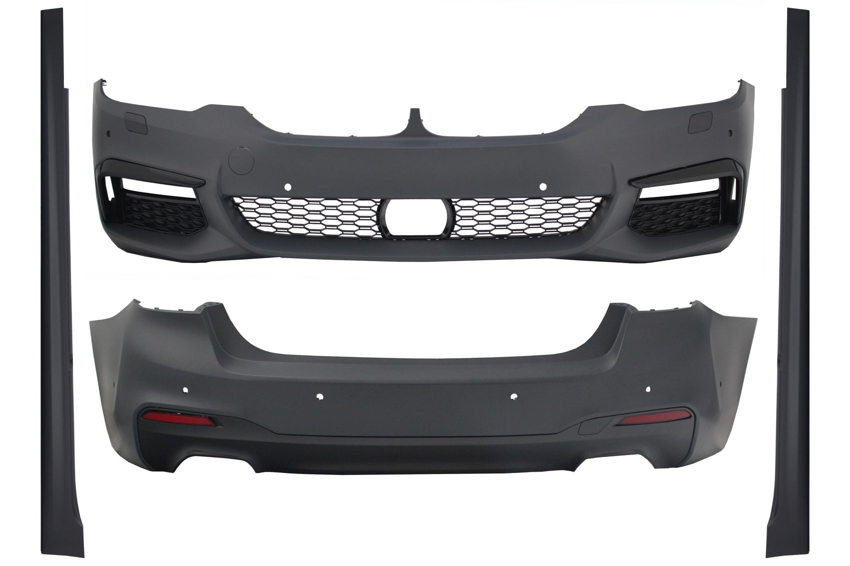 Bodykit für BMW 5er G30 Limousine 17+ Stoßstange Seitenschweller M-Tech Look CarPartsTuning