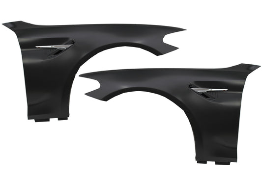 Vorne Kotflügel für BMW 5er G30 G31 G38 2017- Limousine Touring Chrom M5 Look- CarPartsTuning