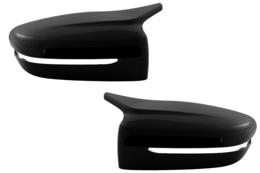 Spiegel Abdeckungen für BMW 5 G30 G31 G38 6 G32 7 G11 G12 G14 G15 M Look Schwarz CarPartsTuning