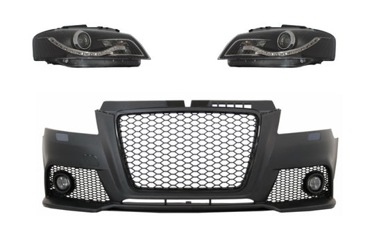 Stoßstange NBL für AUDI A3 8P 8PA Facelift RS3 09-12 Scheinwerfer Drl Optic- CarPartsTuning