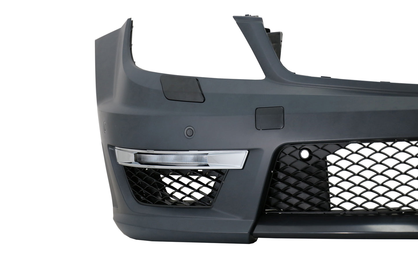 Stoßstange für Mercedes C-Klasse W204 12+ C63 Facelift Kühlergrill GT-R Schwarz CarPartsTuning