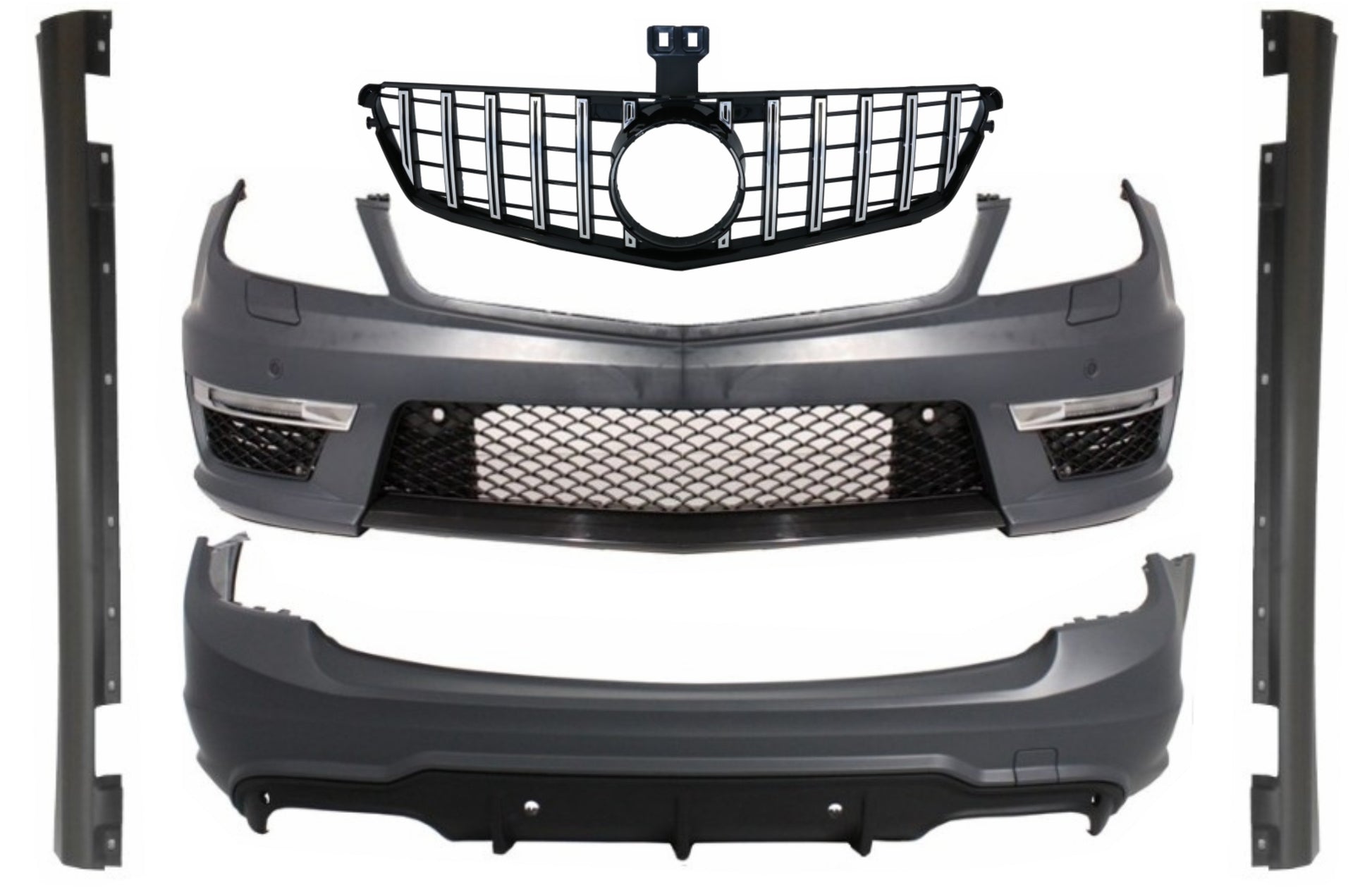 BodyKit für Mercedes C-Klasse W204 Facelift C63 S204 Kombi Stoßstange Grill GT-R CarPartsTuning