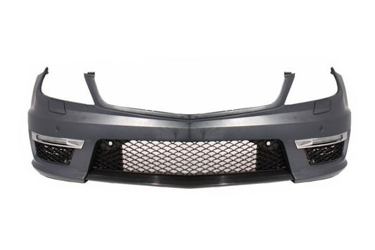 BodyKit für Mercedes W204 Facelift C63 S204 Kombi Stoßstange Grill Sport Schwarz CarPartsTuning