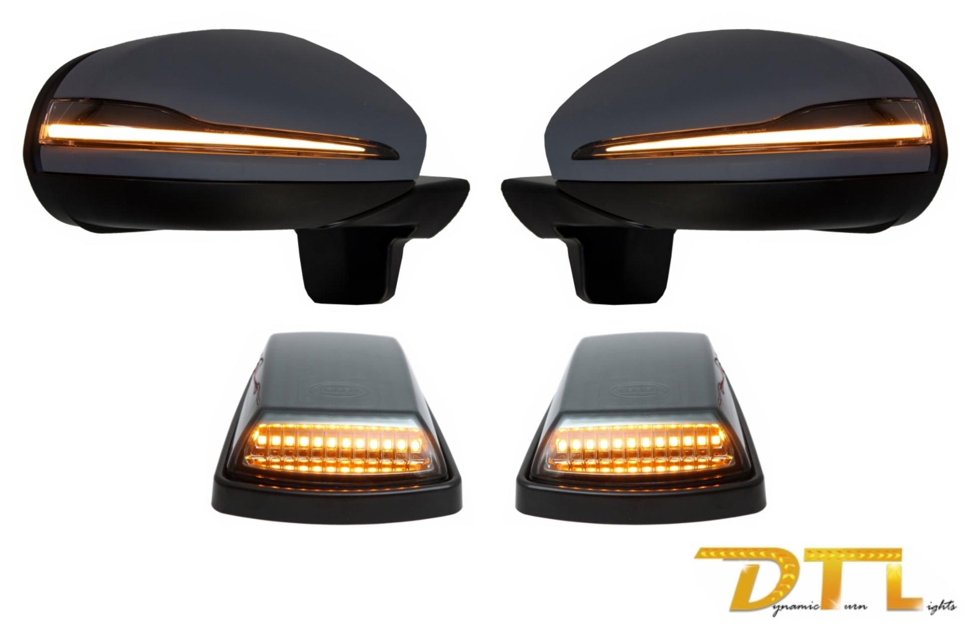 Spiegelbaugruppe für MERCEDES G-Klasse W463 89-17 Facelift 18 Licht LED Dynamic CarPartsTuning