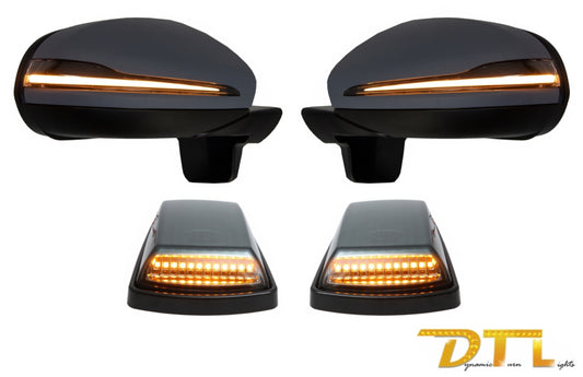 Spiegelbaugruppe für MERCEDES G-Klasse W463 89-17 Facelift 18 Licht LED Dynamic CarPartsTuning