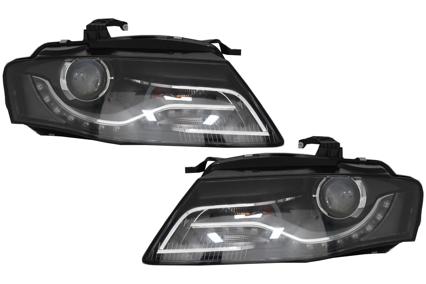 Xenon Scheinwerfer LED DRL Tagfahrlicht für Audi A4 B8 8K 09.07.10.11 Schwarz CarPartsTuning
