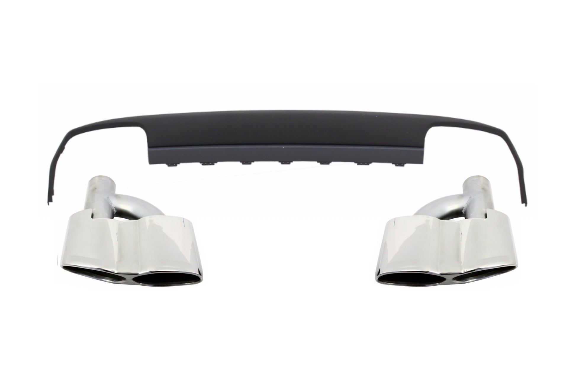 Nur  AMG Stoßstangen Luftverteiler für Mercedes W212 09-13 E63 Look Endrohre CarPartsTuning