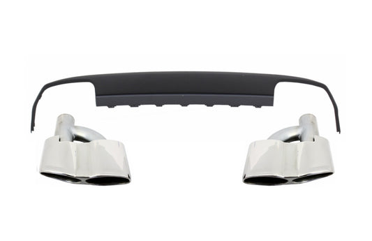 Nur  AMG Stoßstangen Luftverteiler für Mercedes W212 09-13 E63 Look Endrohre CarPartsTuning