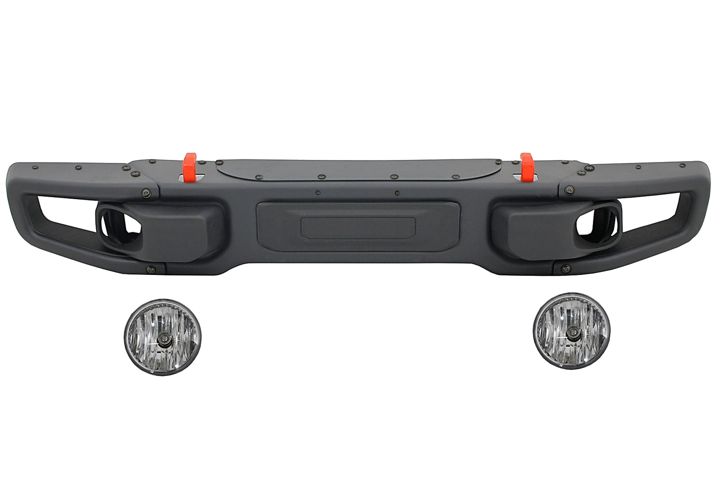 Metall Stoßstange für JEEP Wrangler Rubicon JK 07-17 Nebelscheinwerfer Gitter- CarPartsTuning