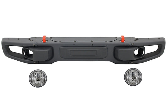 Metall Stoßstange für JEEP Wrangler Rubicon JK 07-17 Nebelscheinwerfer Gitter CarPartsTuning