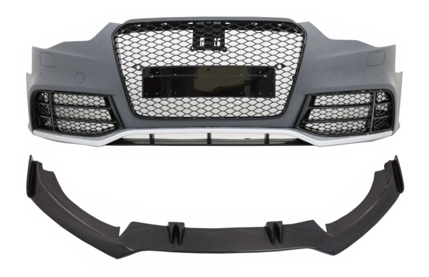 Frontstoßstange für AUDI A5 8T Facelift 12-16 Anbau Spoilerlippe RS5 Design CarPartsTuning