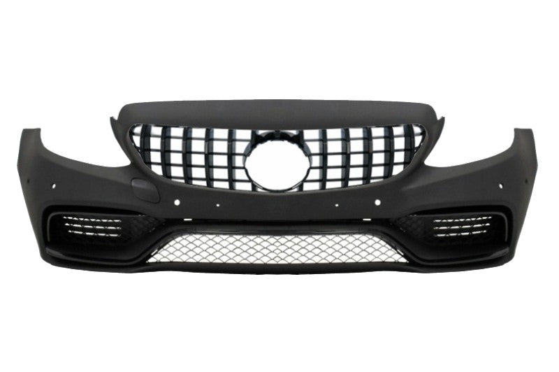 Stoßstange Kühlergrill GTR für Mercedes C W205 S205 C205 A205 14-18 C63 Look CarPartsTuning