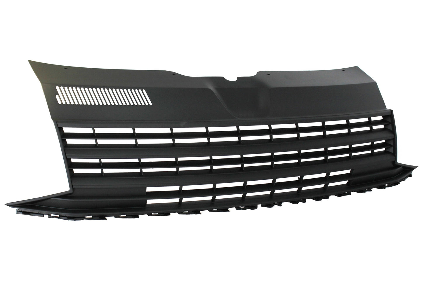 Abzeichenloser Kühlergrill vorne für VW T6 Bus Transporter 15-19 Mattschwarz CarPartsTuning