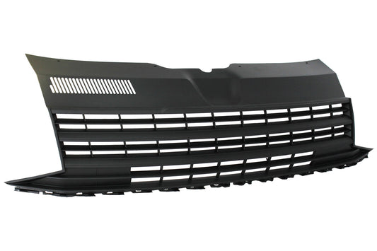 Abzeichenloser Kühlergrill vorne für VW T6 Bus Transporter 15-19 Mattschwarz CarPartsTuning