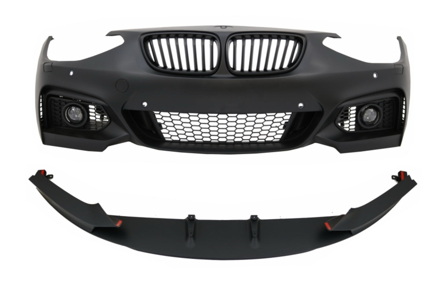 Stoßstange für BMW 1er F20 F21 11-08.14 NBL Nebellichter Lippenspoiler M2 M235 CarPartsTuning