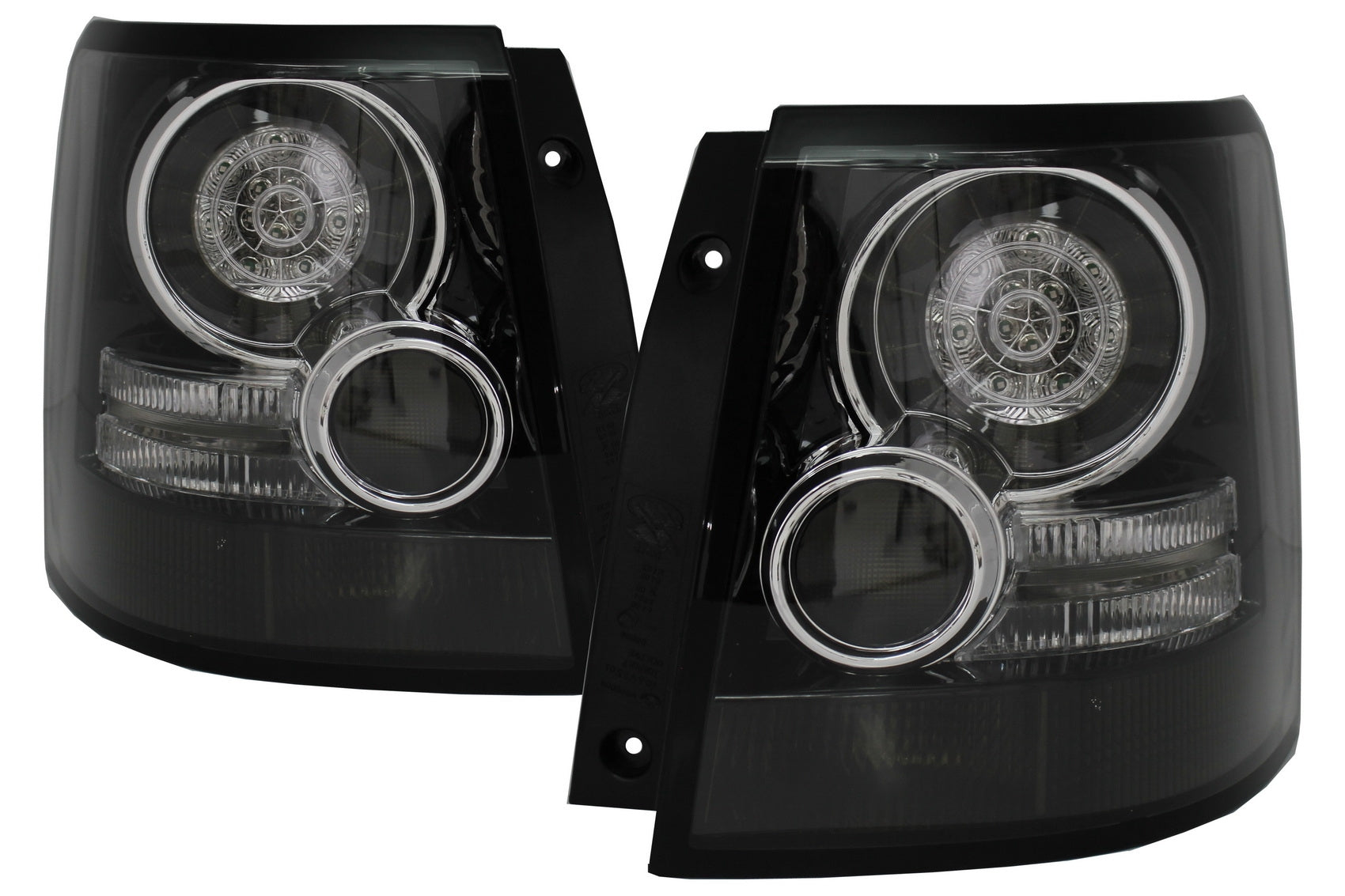 Voll-LED-Rückleuchten Passend Für Range Rover Sport L320 (2005-2013) Facelift Autobiography Design Schwarz KITT