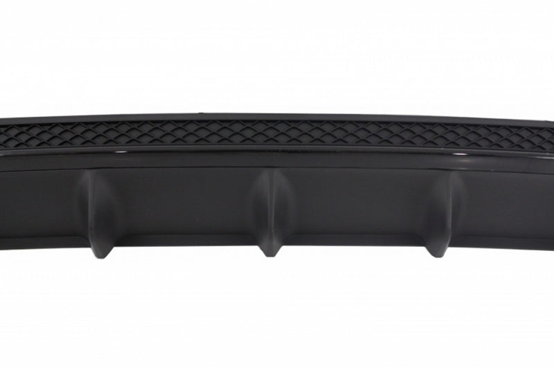 Endrohre Luftverteiler Schwarz für Mercedes W212 S212 MOPF 13-16 nur Sport Pack CarPartsTuning