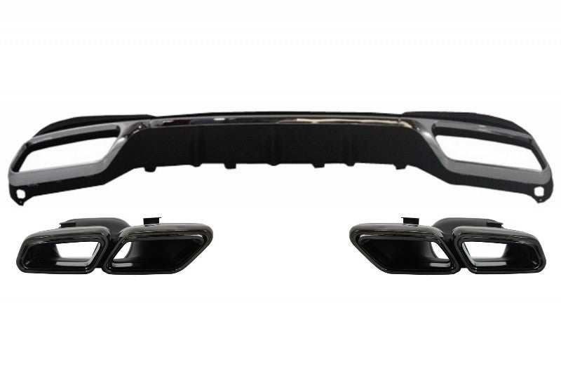 Diffusor Endrohre für MERCEDES E W212 S212 MOPF CarPartsTuning