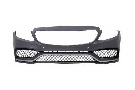 BodyKit für Mercedes W205 Limo 14-18 C63 Look Stoßstange Auspuff Kühlergrill CarPartsTuning