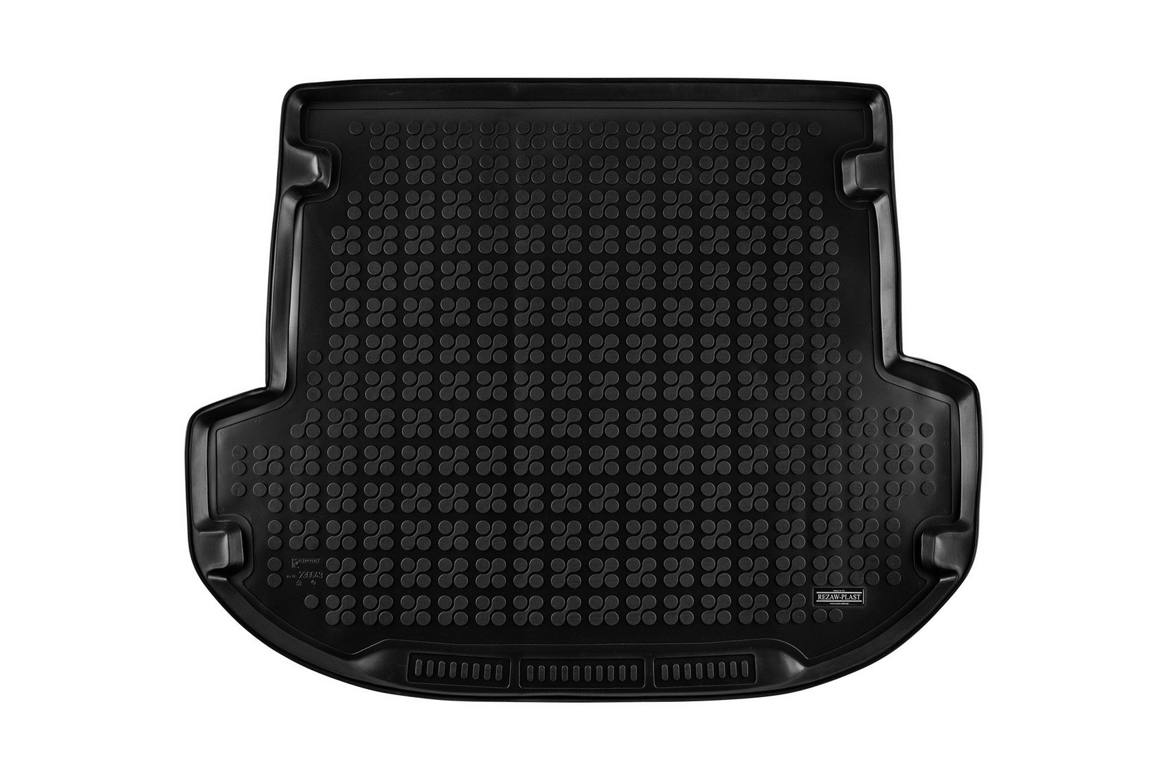 Kofferraummatte Schwarz Passend Für Hyundai Sante Fe IV Tm 5 Sitzer (2018-) Schwarz Rezaw Plast