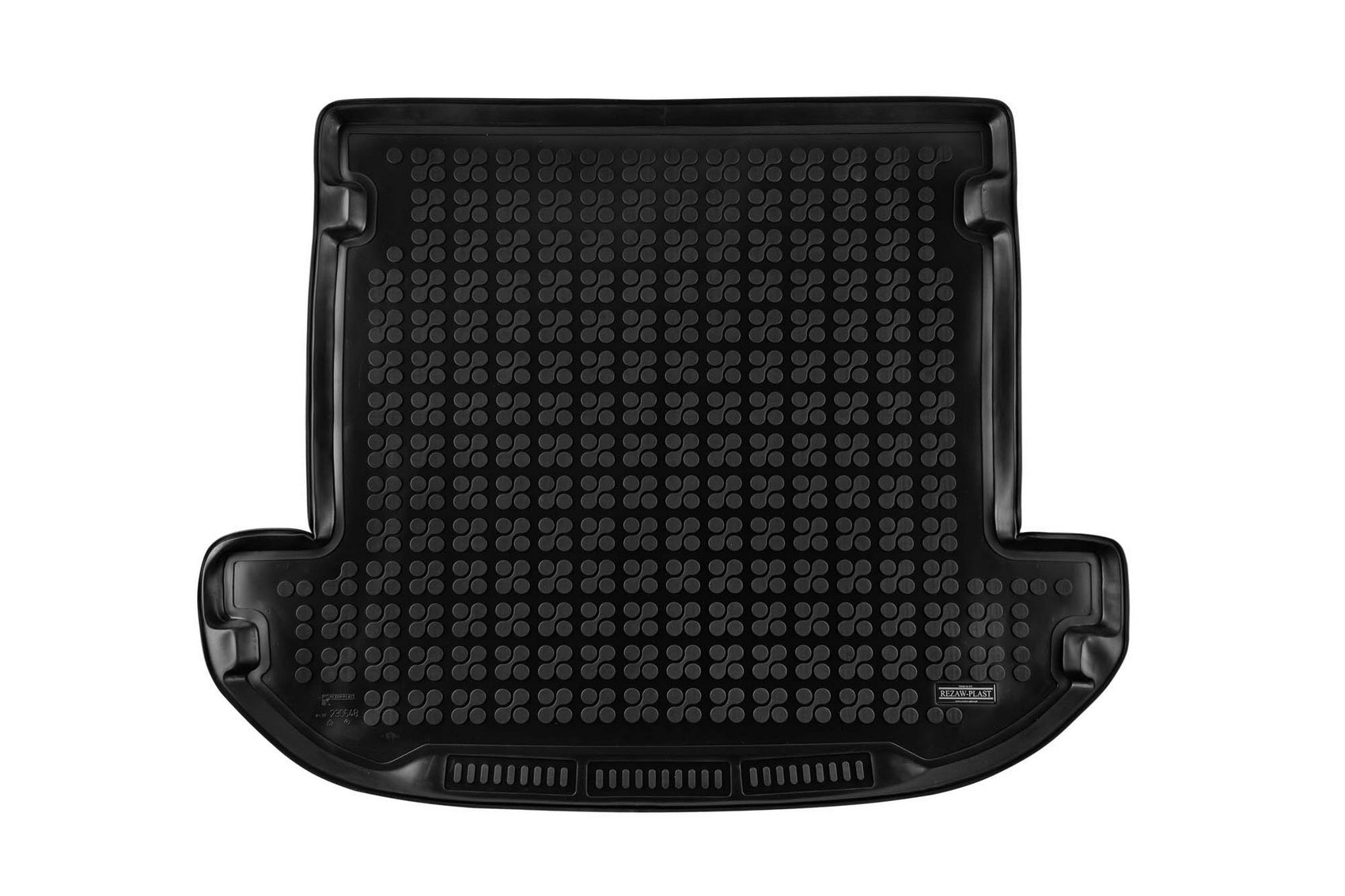 Kofferraummatte Schwarz Passend Für Hyundai Sante Fe IV Tm 7 Sitzer (2018-) Schwarz Rezaw Plast