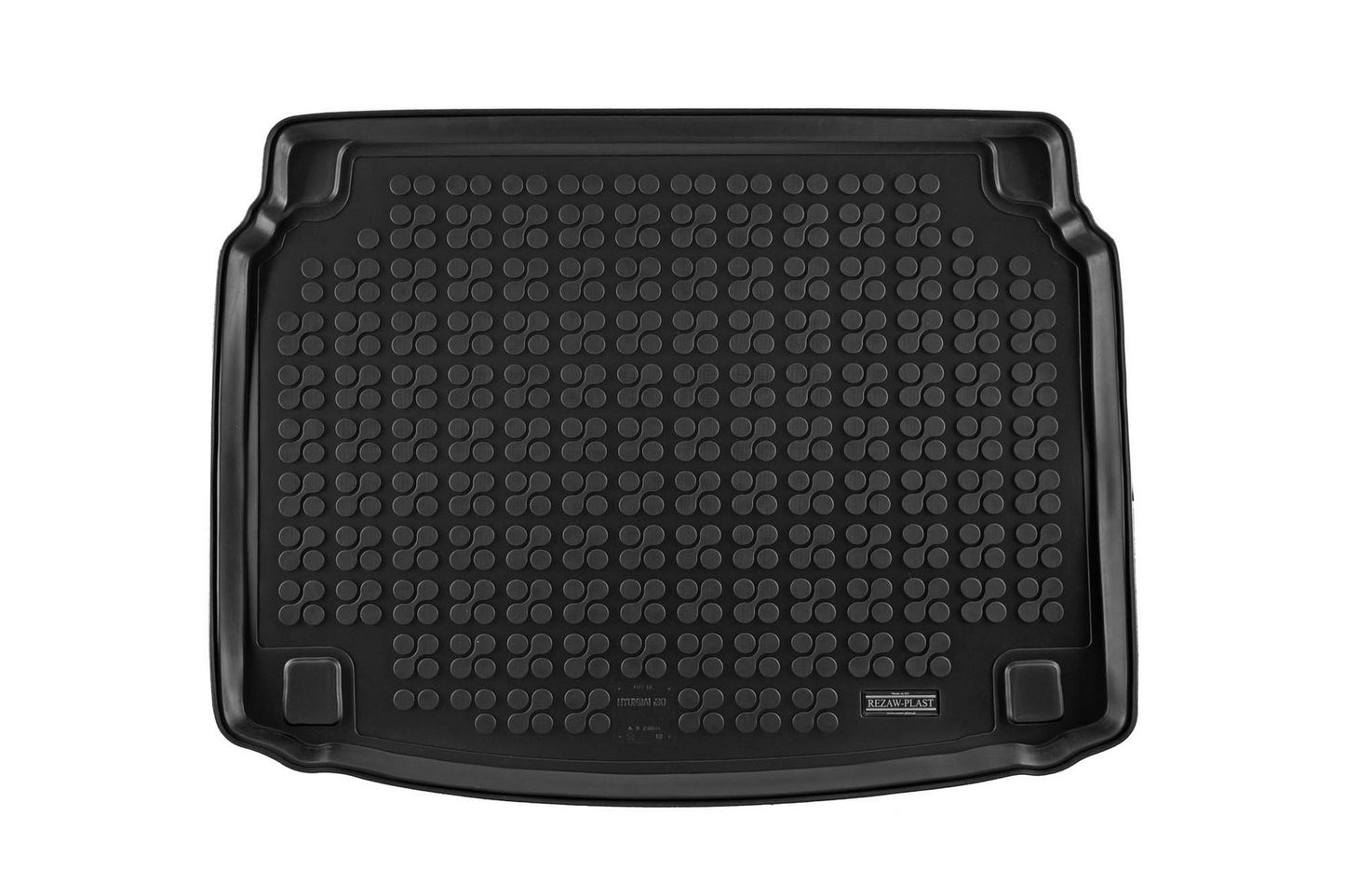 Kofferraummatte Gummi Schwarz Passend Für Hyundai i30 III (2016-) i30n III (2019-) Fließheck Schwarz Rezaw Plast
