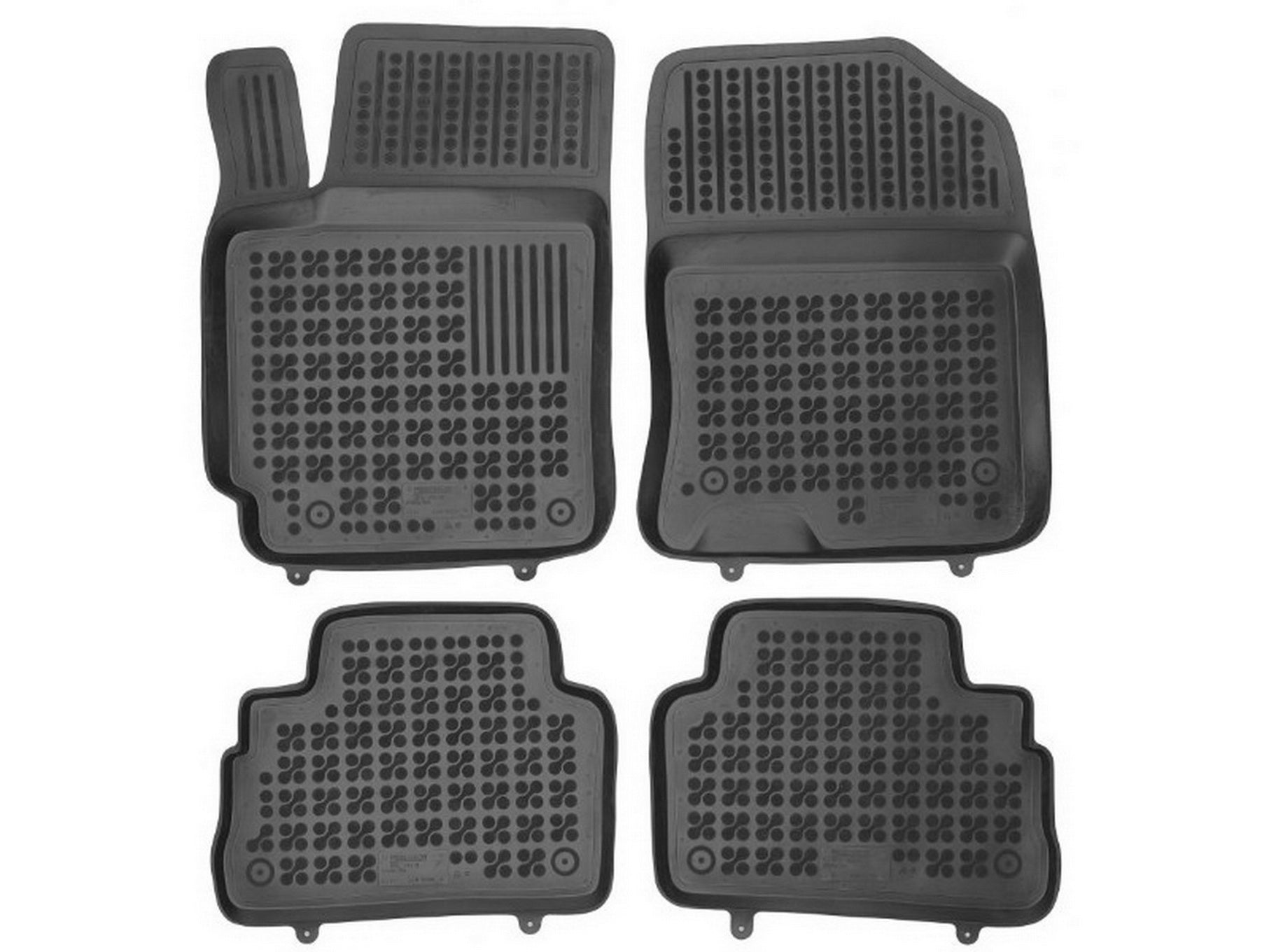 Fußmatten Schwarz Passend Für Hyundai Kona 2017 - Rezaw Plast