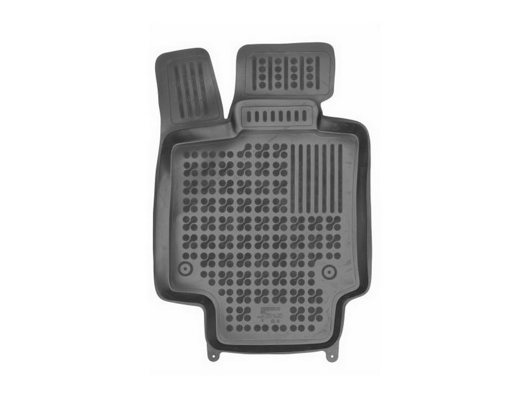 Gummi Fußmatten Gummimatten Schwarz für Toyota RAV4 V 18- & Hybrid Geruchlos CarPartsTuning