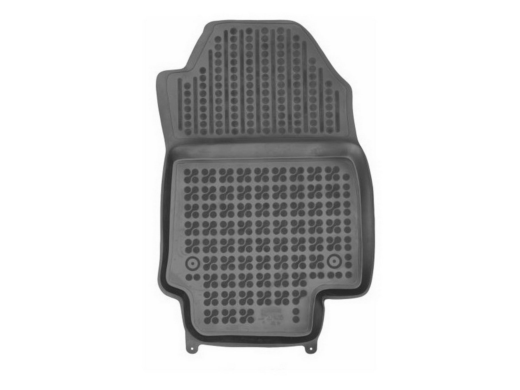 Gummi Fußmatten Gummimatten Schwarz für Toyota RAV4 V 18- & Hybrid Geruchlos CarPartsTuning