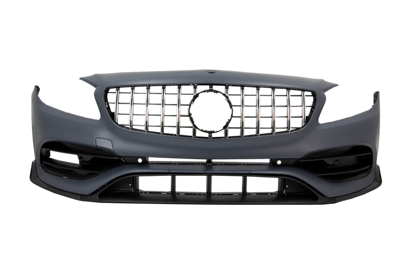BodyKit für Mercedes W176 12-18 A45 Look Stoßstange Kühlergrill Auspuff Endrohe CarPartsTuning
