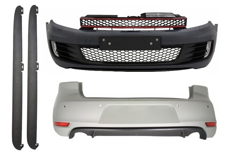 Body Kit für VW Golf VI 6 08-13 Stoßstange Grill NBL Seitenschweller GTI Design- CarPartsTuning