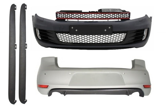 Body Kit für VW Golf VI 6 08-13 Stoßstange Grill NBL Seitenschweller GTI Design- CarPartsTuning