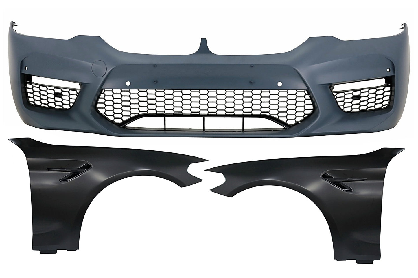 Frontstoßstange mit Vordere Kotflügel für BMW 5er G30 G31 17-19 M5 Sport Look Carpartstuning Austria