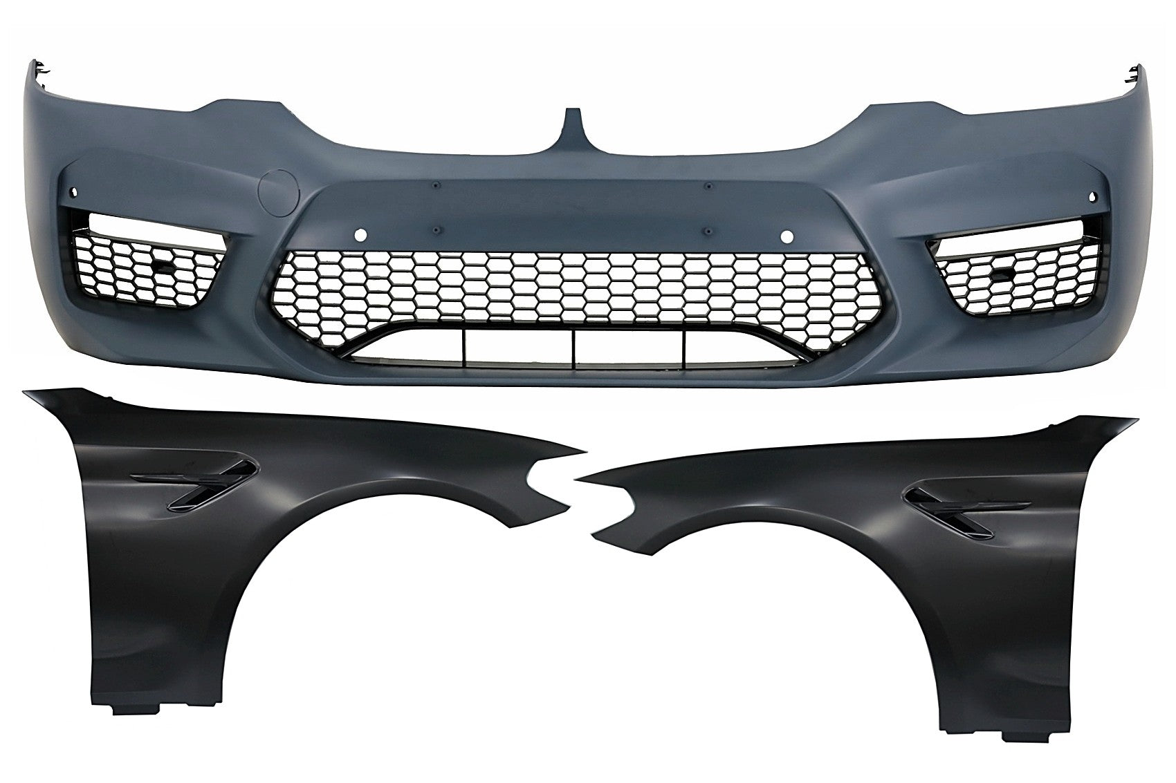 Frontstoßstange mit Vordere Kotflügel für BMW 5er G30 G31 17-19 M5 Sport Look Carpartstuning Austria