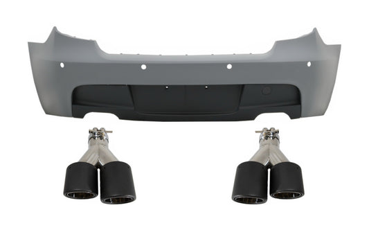 Stoßstange & Auspuff Kohlenstoff für BMW 1 E81 E87 2004-2011 M Technik Look PDC CarPartsTuning