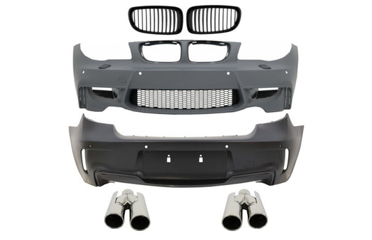 Bodykit für BMW 1er E81 E82 E87 E88 2004-2011 1 M Look Mit Luftkanalentlüftung CarPartsTuning