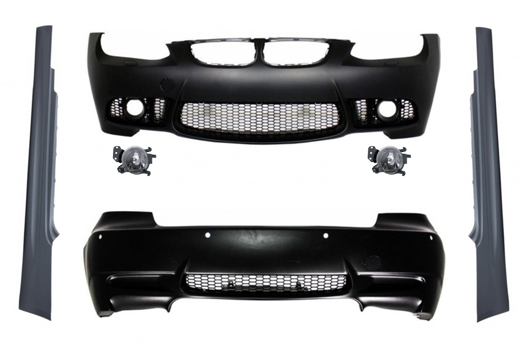 Body Kit für BMW 3er E92 / E93 2006-2009 M3 Look mit Nebellichter Projektoren CarPartsTuning