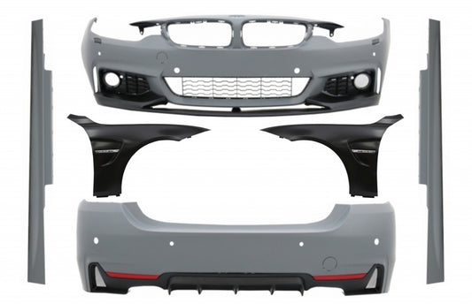 Bodykit fr BMW 4 F32 F33 F36 13-16 Coupe Cabrio mit Vorderen Kotflgeln M Look CarPartsTuning