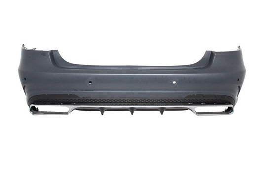 Stoßstange für Mercedes W212 Facelift 2013+ Auspuff Schalldämpfer Tipps E63 Look CarPartsTuning