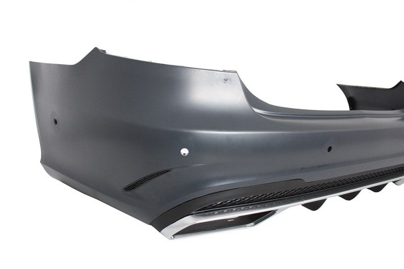 Stoßstange für Mercedes W212 Facelift 2013+ Auspuff Schalldämpfer Tipps E63 Look CarPartsTuning