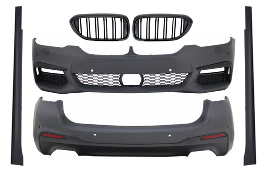 Kit für BMW G31 Touring 17+ MTech Look Stoßstange Seitenschweller Zentral Gitter CarPartsTuning