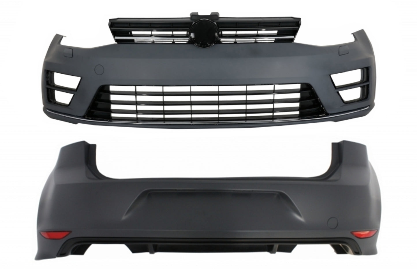 Body Kit für VW Golf VII 7 2013-2017 Stoßstange Gitter R-Line Design ohne PDC CarPartsTuning
