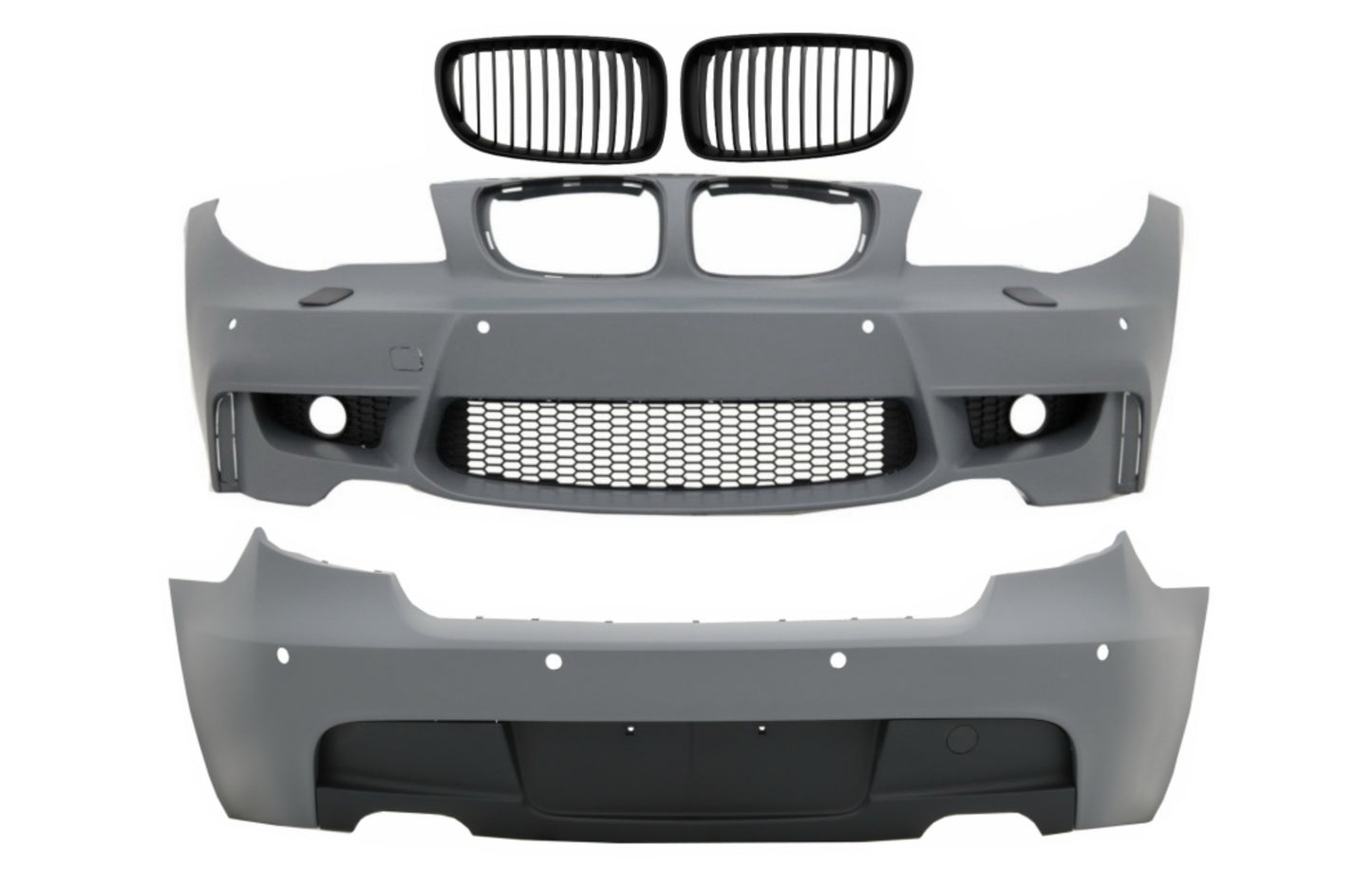 Body Kit für BMW 1er E81 E87 2004-2011 M Look mit PDC & Nebelleuchte Gitter CarPartsTuning