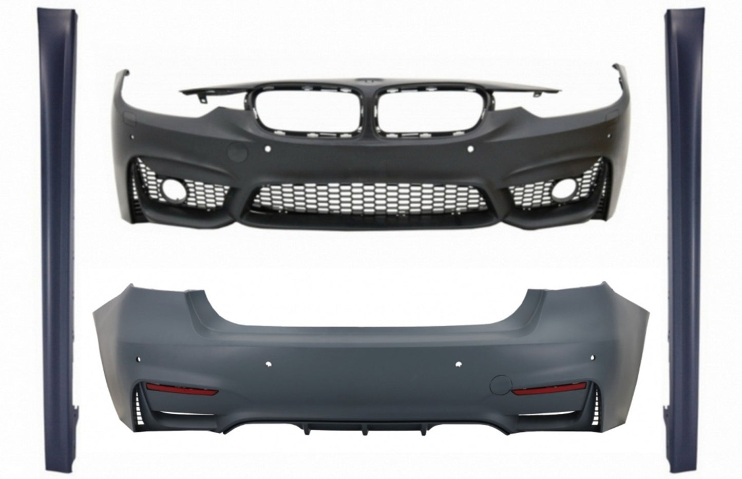 Bodykit für BMW 3er F30 Non LCI & LCI 11-18 M3 Sport EVO Look Seitenschweller CarPartsTuning
