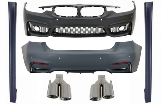 Bodykit für BMW 3 F30 Nicht LCI & LCI 11-18 Seitenschweller Tipps M3 Sport EVO Design CarPartsTuning